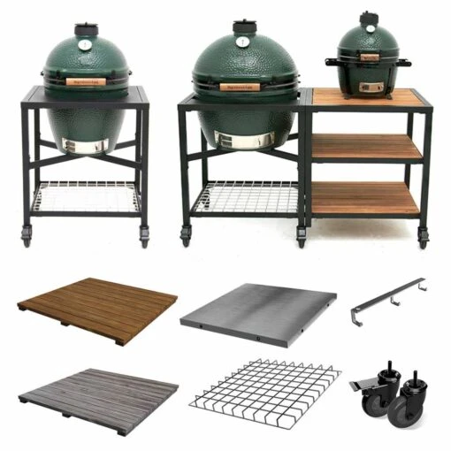 Big Green Egg Acacia Houten Werkblad (insert) -Napoleon Verkoopwinkel big green egg acacia houten werkblad insert 1