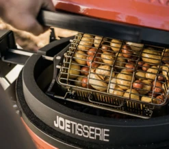 Kamado Joe JoeTisserie Basket Set Spit Mand -Napoleon Verkoopwinkel kamado joe joetisserie basket set spit mand 3